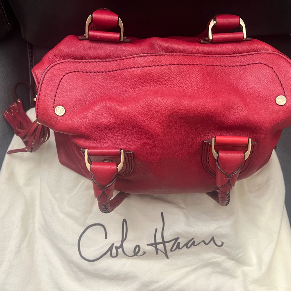 Cole Haan Burgundy Handbag